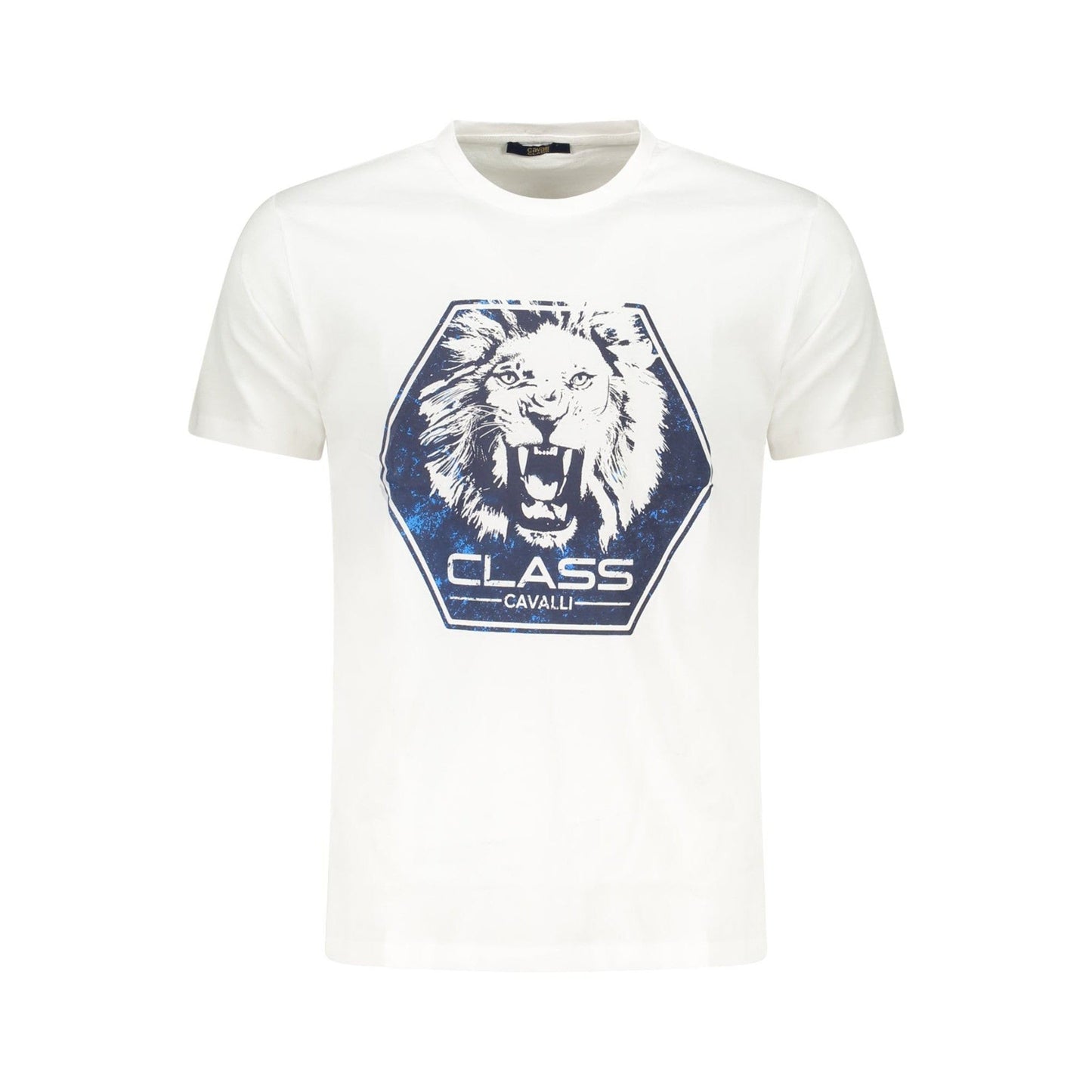 Cavalli Class Tricou TXT60PJD060 ALB