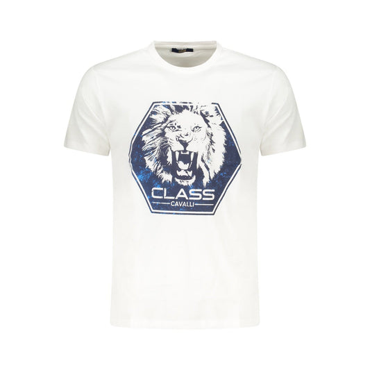 Cavalli Class Tricou TXT60PJD060 ALB