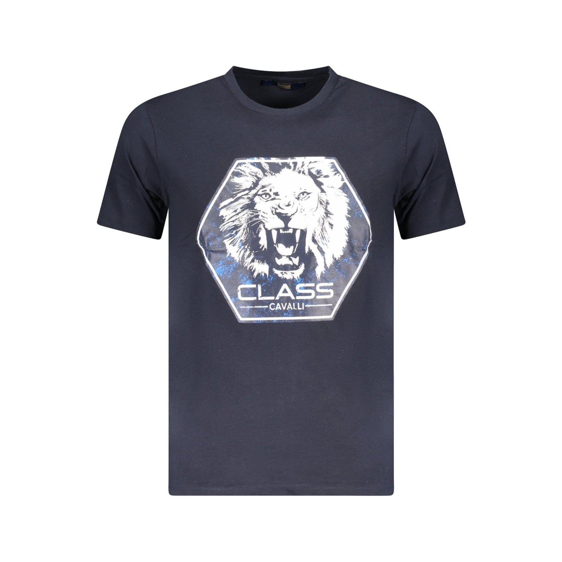 Cavalli Class Tricou TXT60PJD060 BLEUMARIN