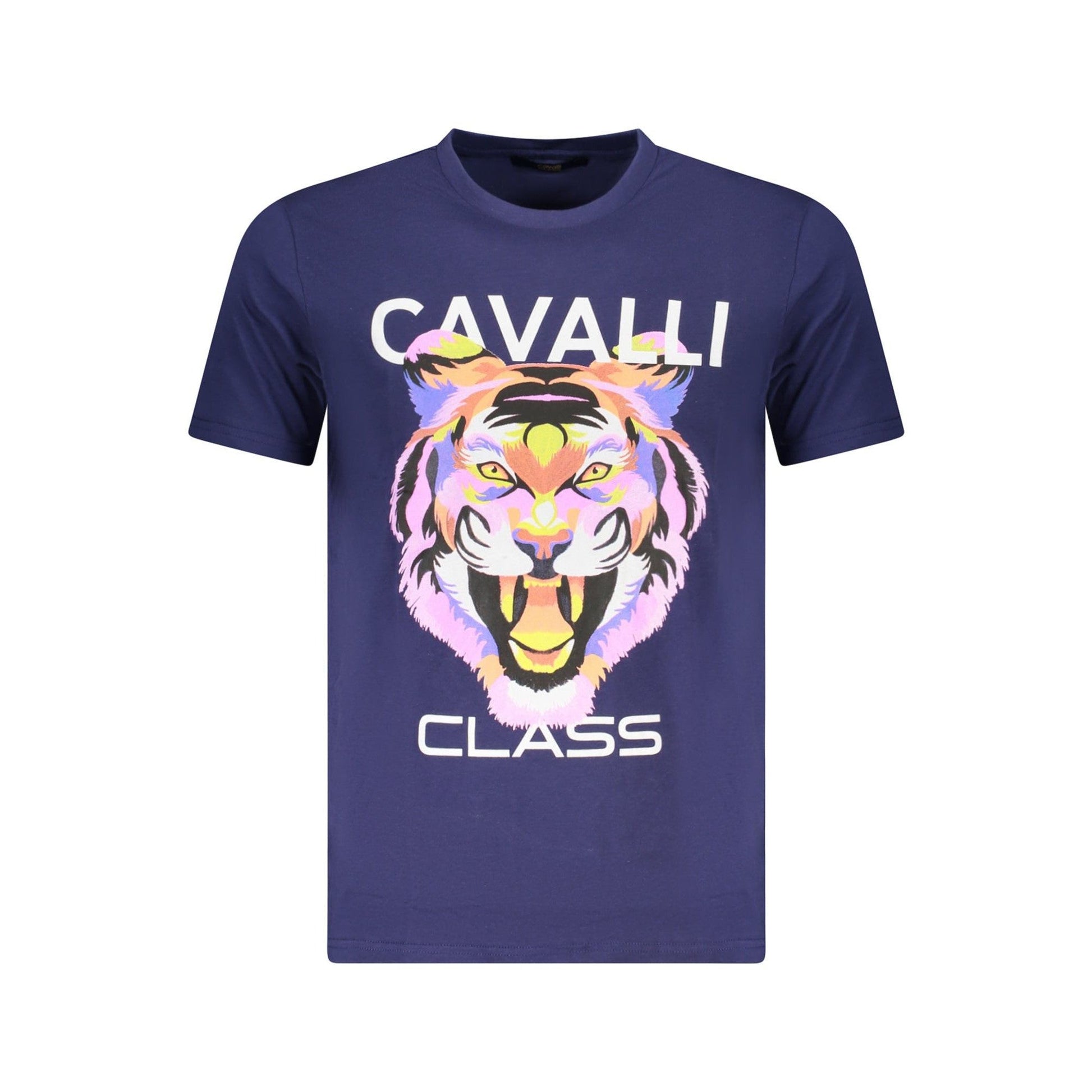 Cavalli Class Tricou TXT60FJD060 BLEUMARIN