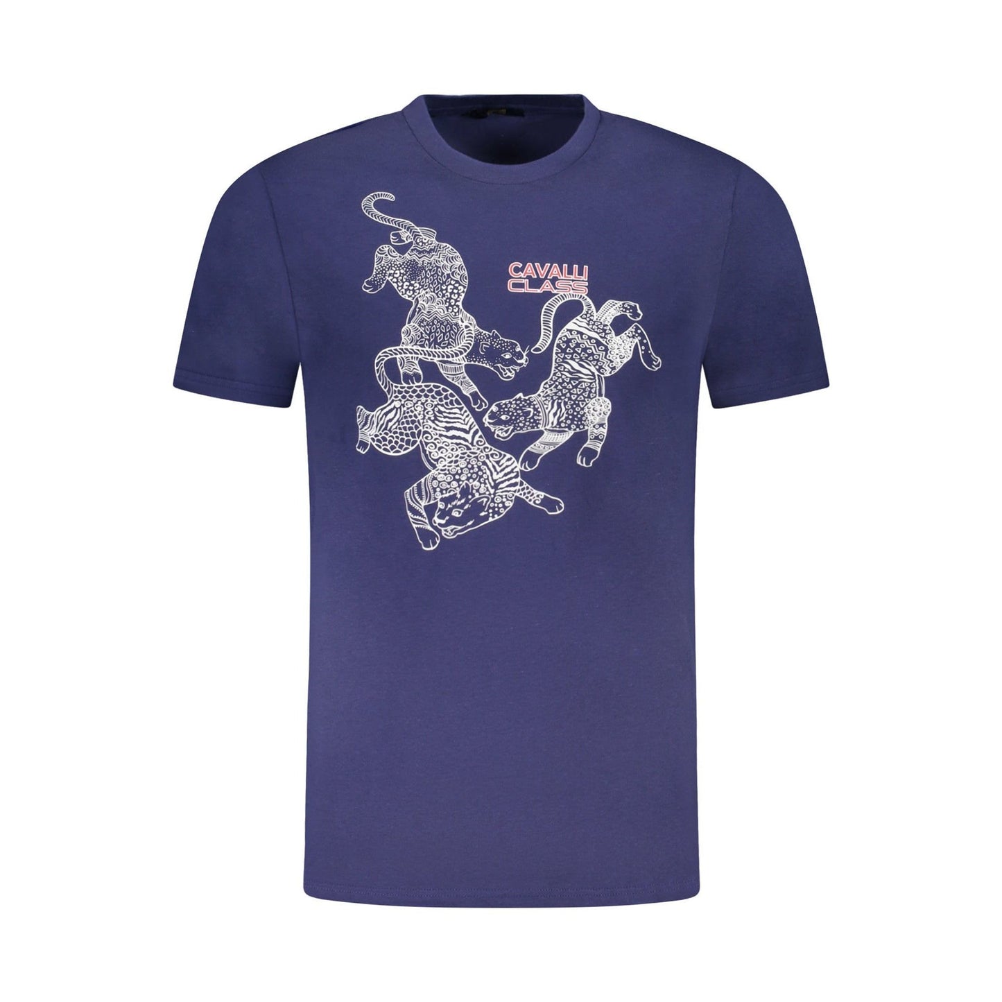 Cavalli Class Tricou TXT60CJD060 BLEUMARIN