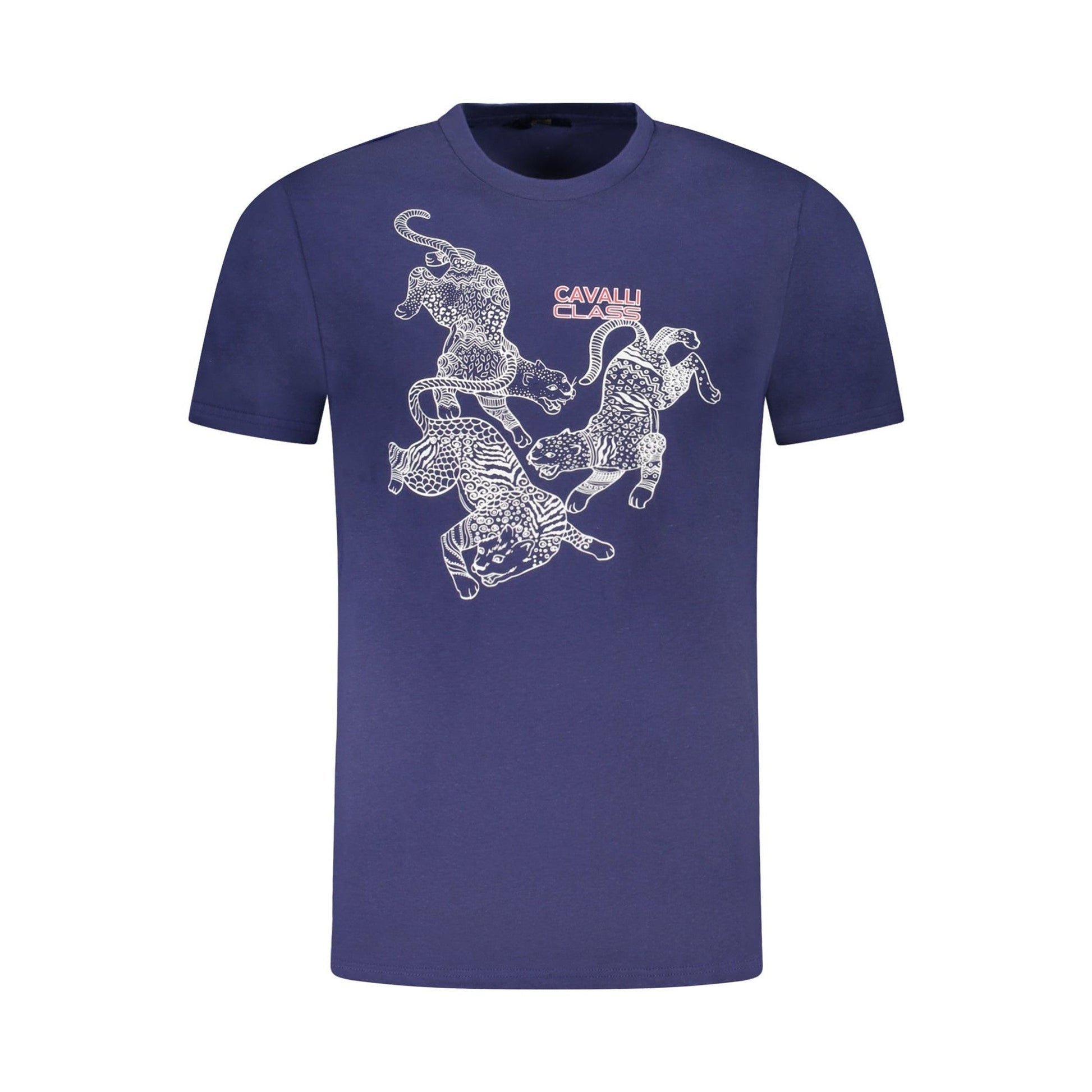 Cavalli Class Tricou TXT60CJD060 BLEUMARIN