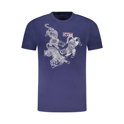Cavalli Class Tricou TXT60CJD060 BLEUMARIN