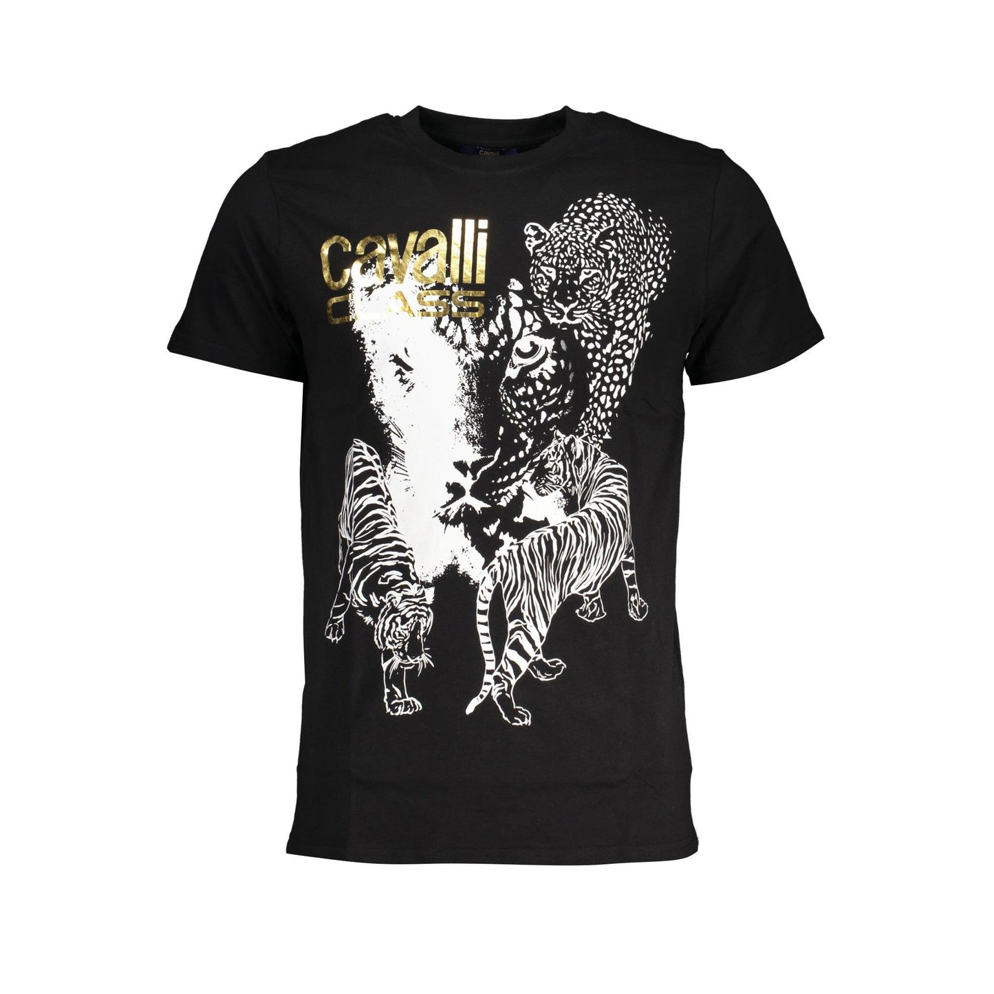 Cavalli Class Tricou QXT63BJD060 NEGRU