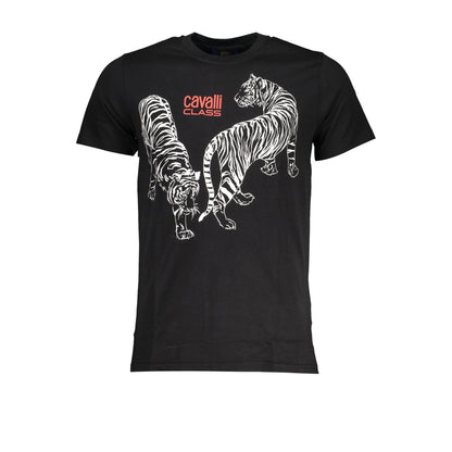 Cavalli Class Tricou QXT62YJD060 NEGRU