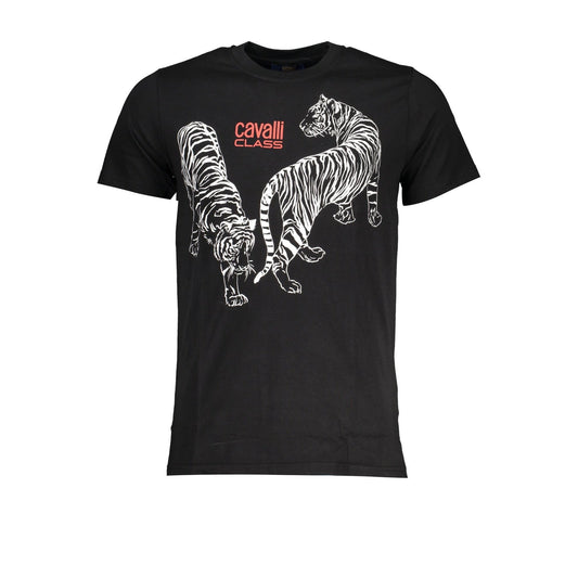 Cavalli Class Tricou QXT62YJD060 NEGRU