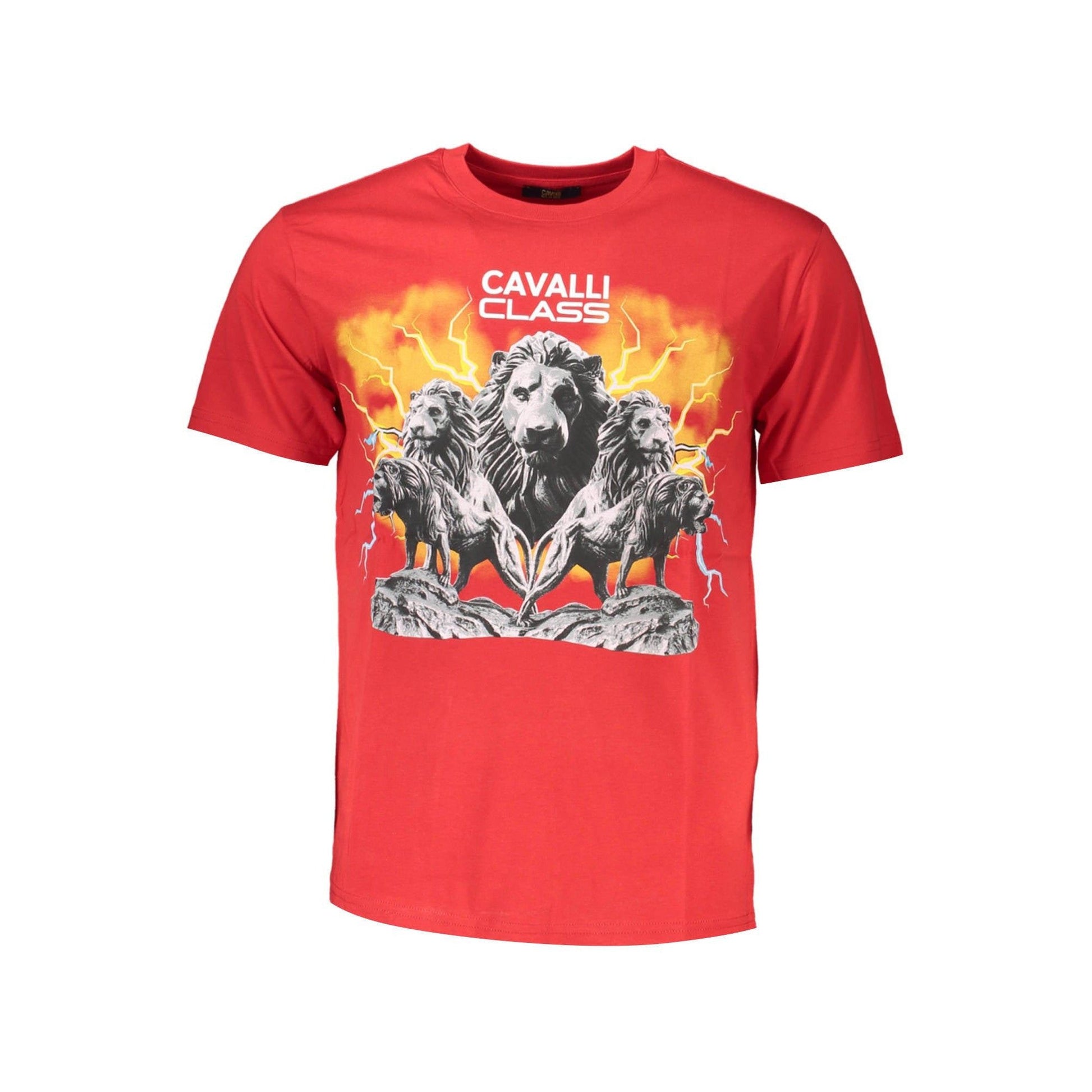 Cavalli Class Tricou QXT60FJD060 ROȘU