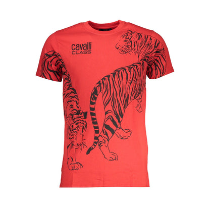 Cavalli Class Tricou QXT62SJD060 ROȘU