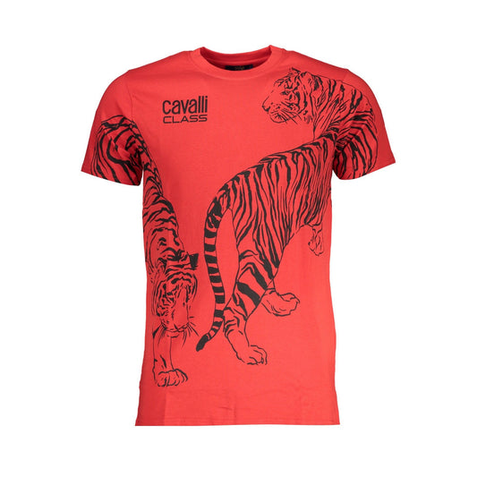 Cavalli Class Tricou QXT62SJD060 ROȘU