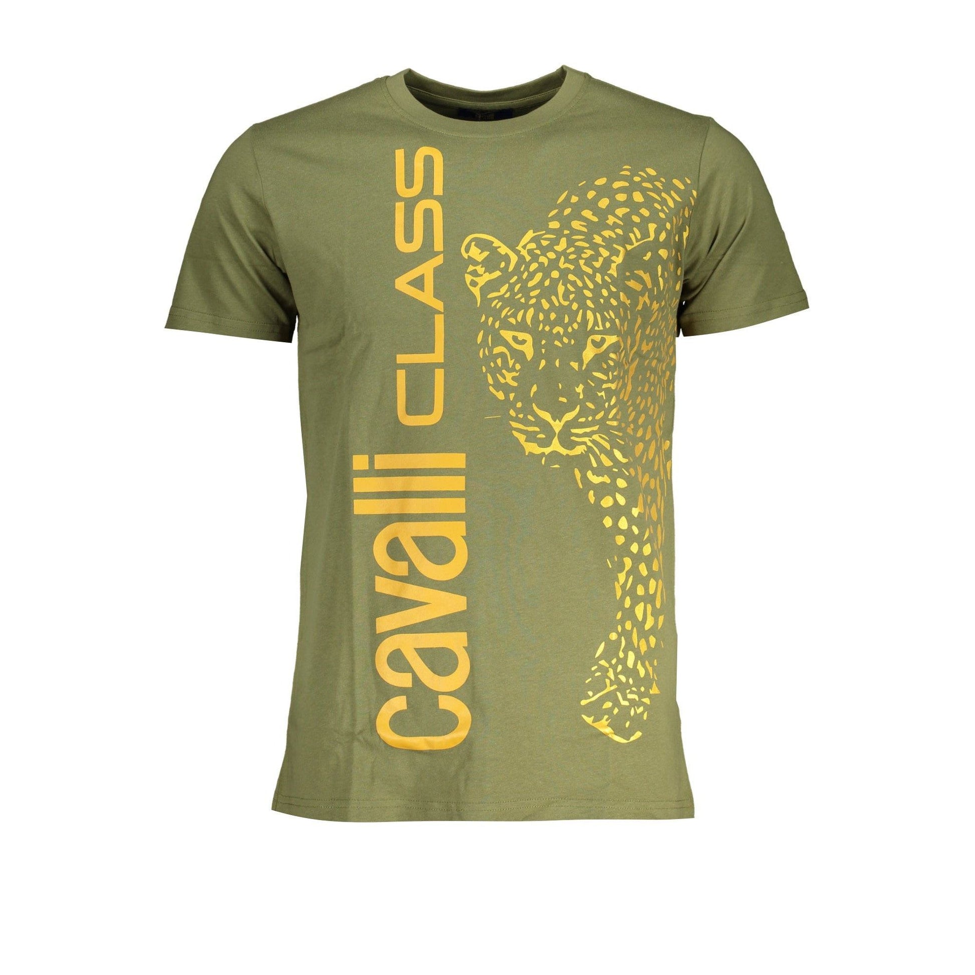 Cavalli Class Tricou QXT62RJD060 VERDE 2