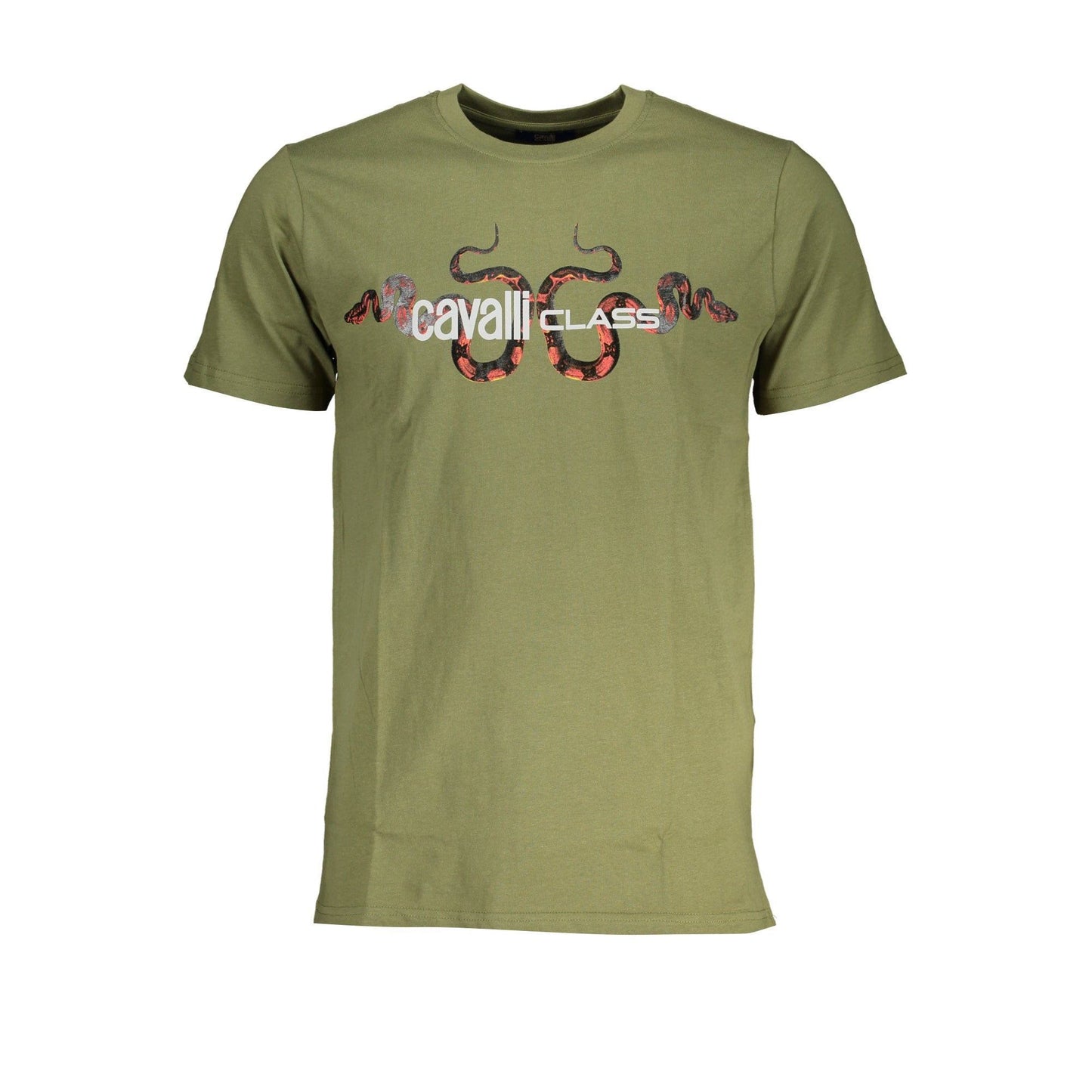 Cavalli Class Tricou QXT63GJD060 VERDE 2