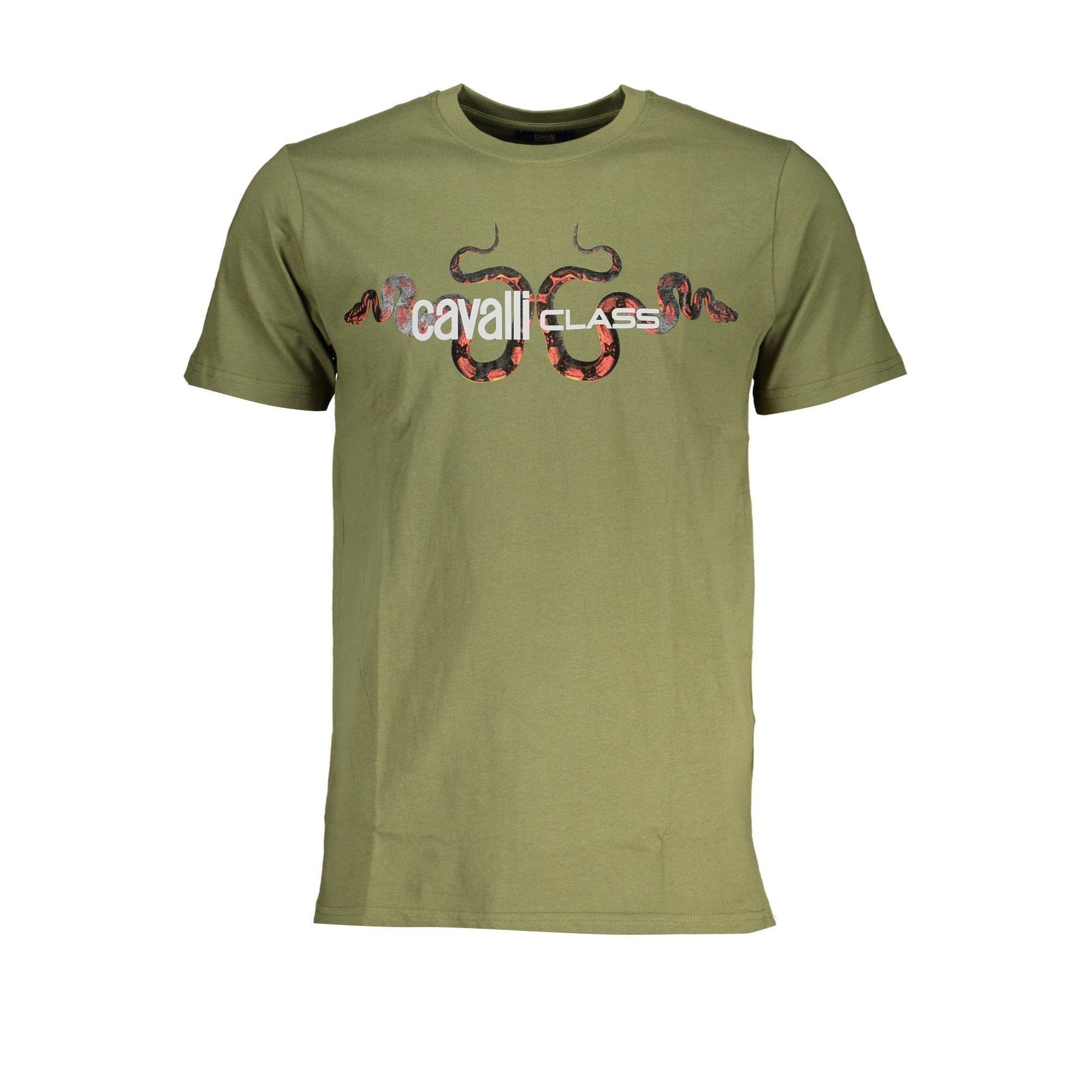 Cavalli Class Tricou QXT63GJD060 VERDE 2