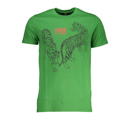 Cavalli Class Tricou QXT62YJD060 VERDE