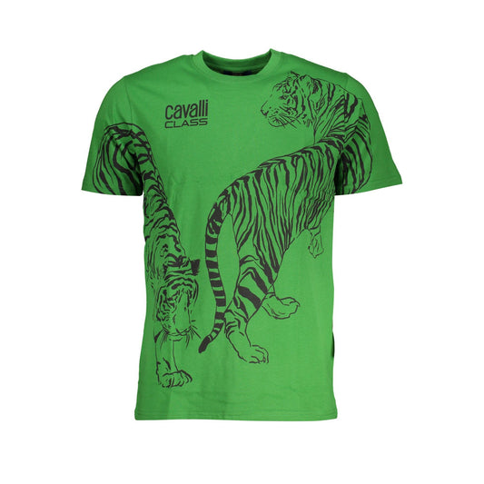 Cavalli Class Tricou QXT62SJD060 VERDE