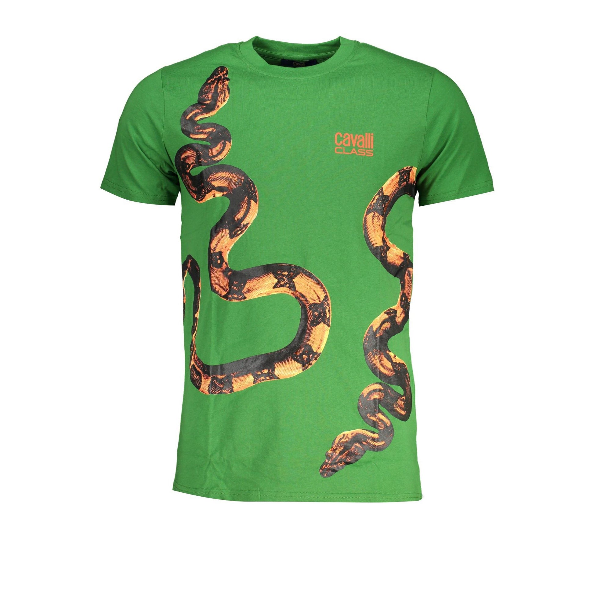Cavalli Class Tricou QXT63CJD060 VERDE