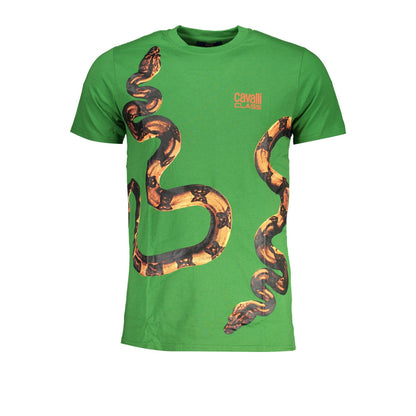 Cavalli Class Tricou QXT63CJD060 VERDE