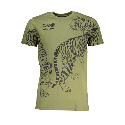 Cavalli Class Tricou QXT62SJD060 VERDE 2