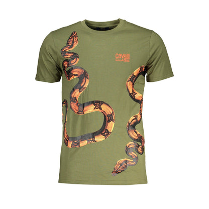 Cavalli Class Tricou QXT63CJD060 VERDE 2