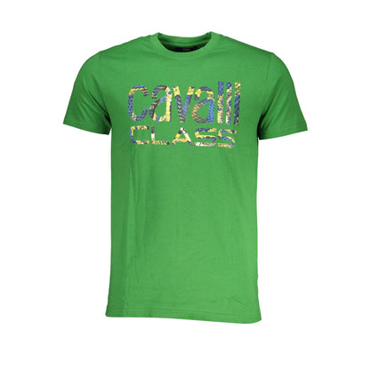 Cavalli Class Tricou QXT63FJD060 VERDE 2