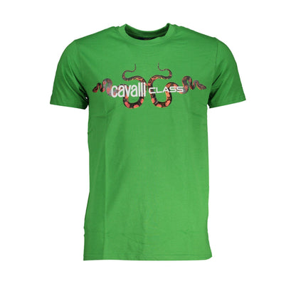 Cavalli Class Tricou QXT63GJD060 VERDE