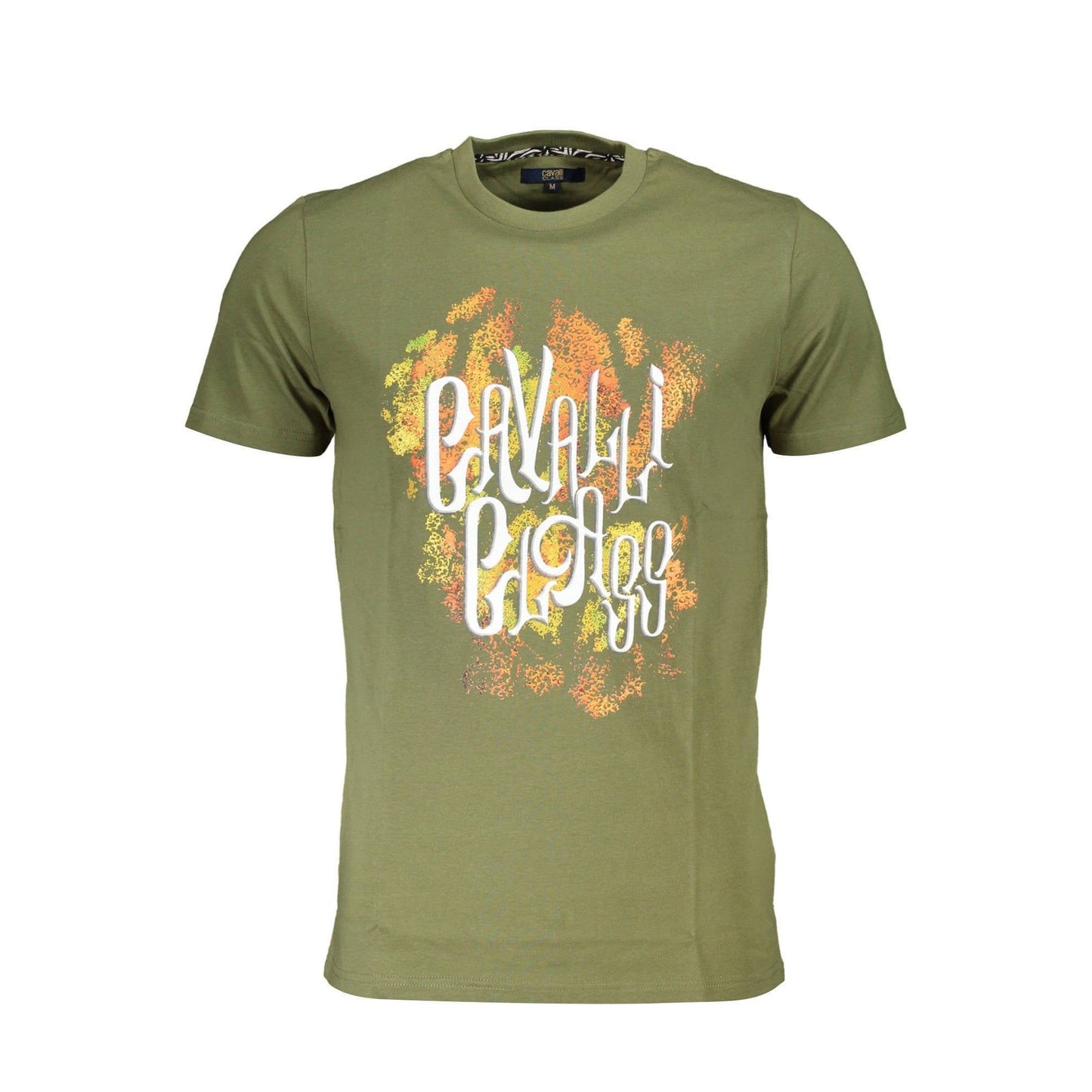 Cavalli Class Tricou QXT61MJD060 VERDE