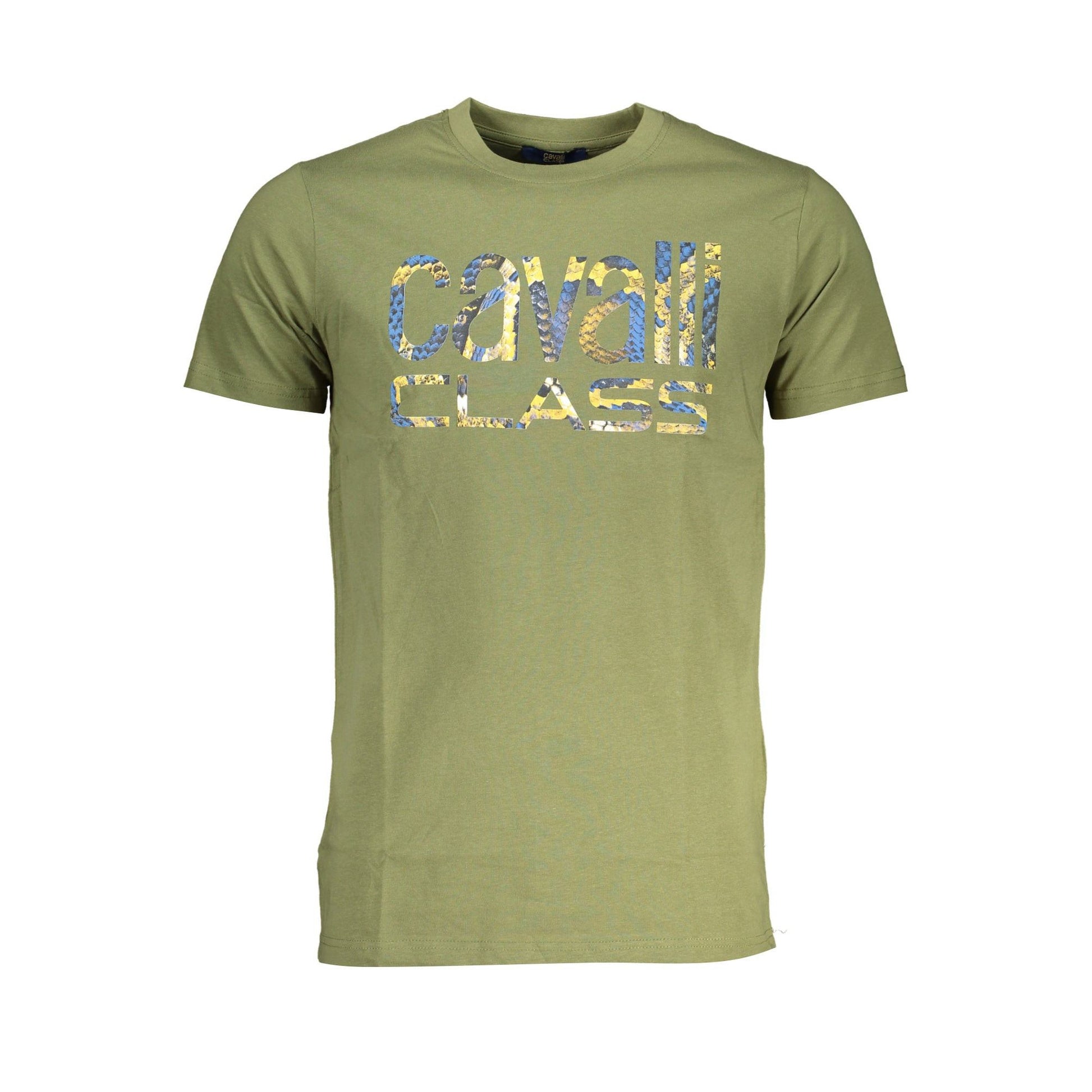 Cavalli Class Tricou QXT63FJD060 VERDE