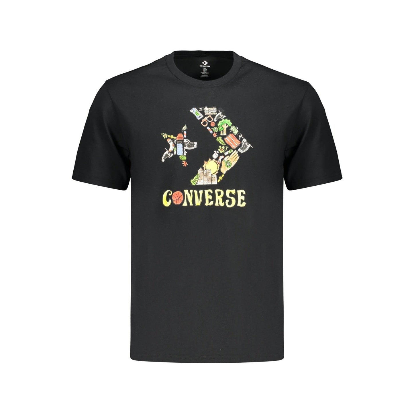 Converse Tricou CVM6T098 NEGRU