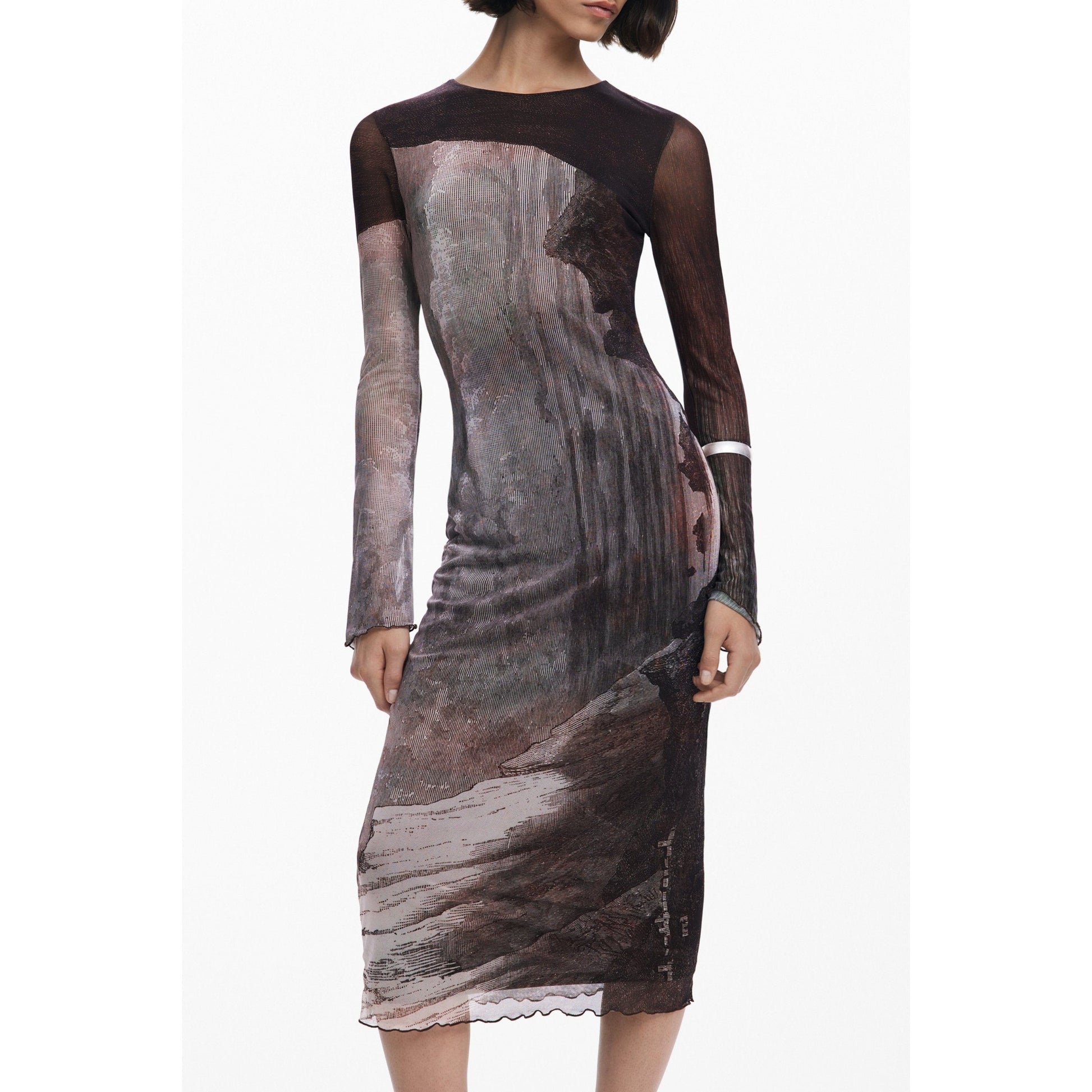 Desigual Rochie 25WWVK01 MARO