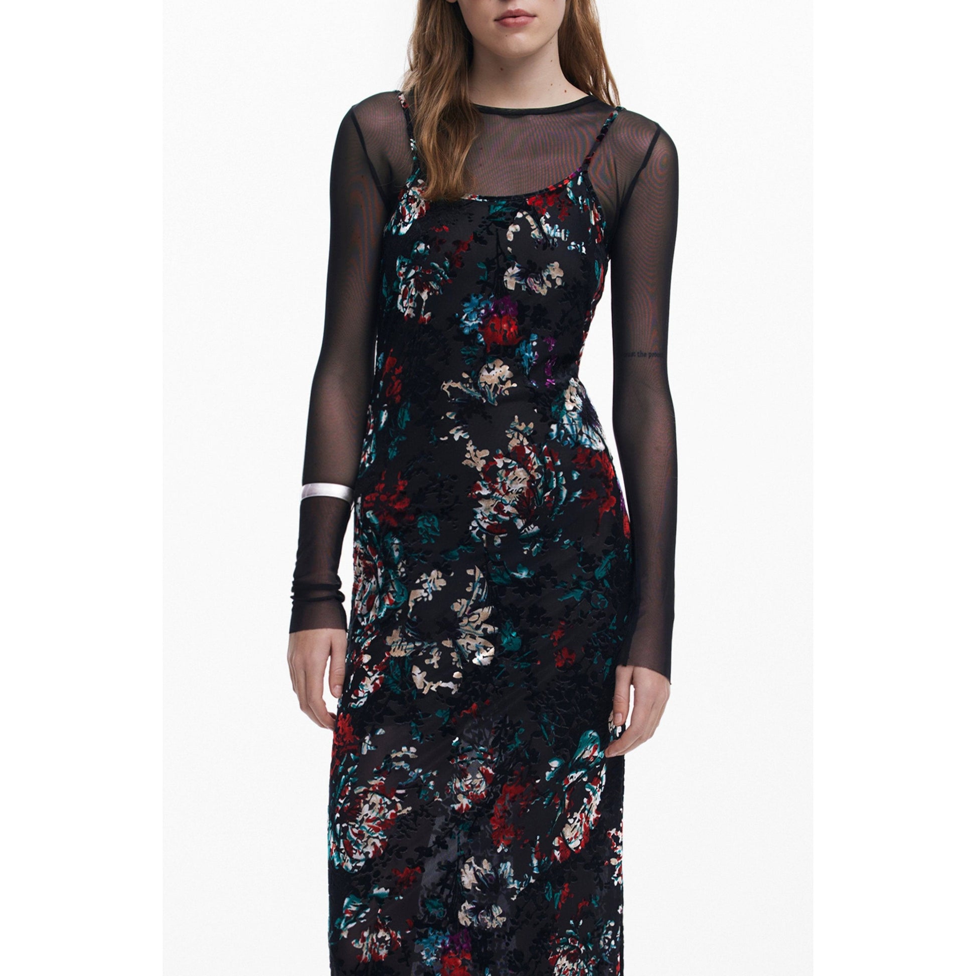 Desigual Rochie 25WWVK11 NEGRU