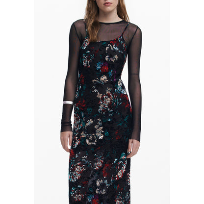 Desigual Rochie 25WWVK11 NEGRU