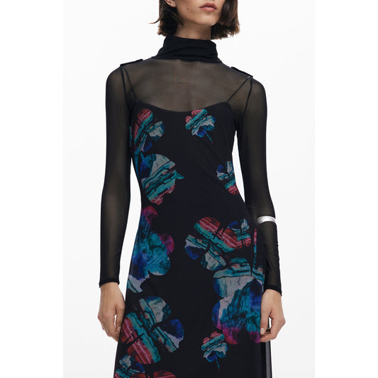 Desigual Rochie 25WWVK03 NEGRU