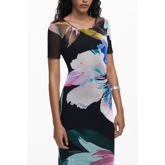 Desigual Rochie 25WWVK19 NEGRU