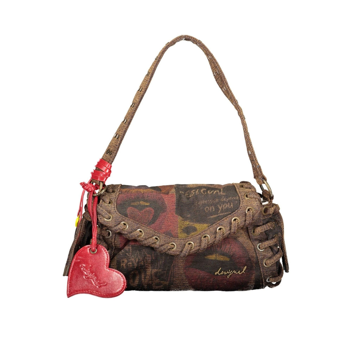 Desigual Geantă 26WAXD14 MARO