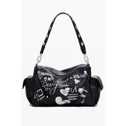 Desigual Geantă 25WAXPA6 NEGRU