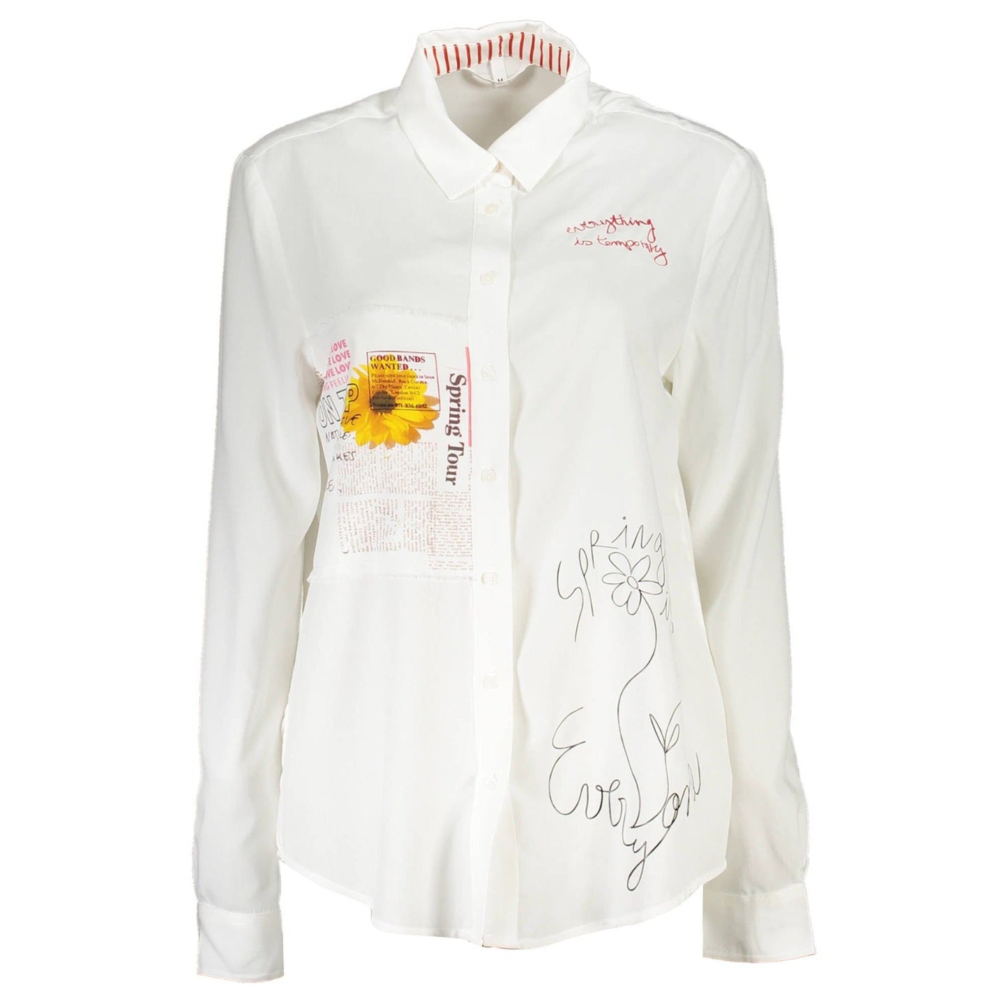 Desigual Cămașă 23SWCW48 ALB