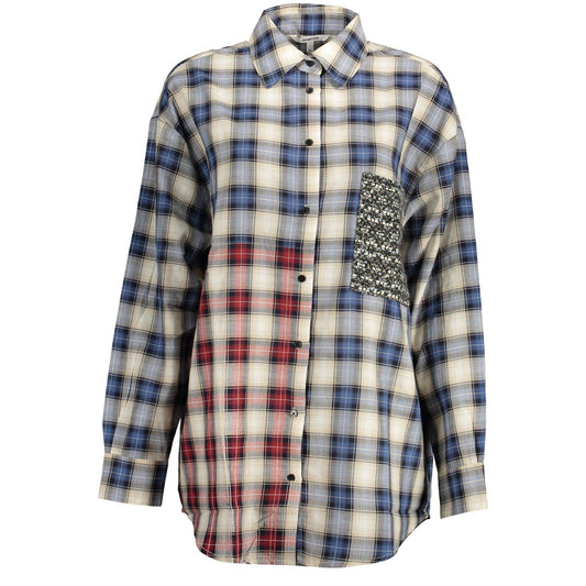 Desigual Cămașă 22WWCW35 BLEUMARIN