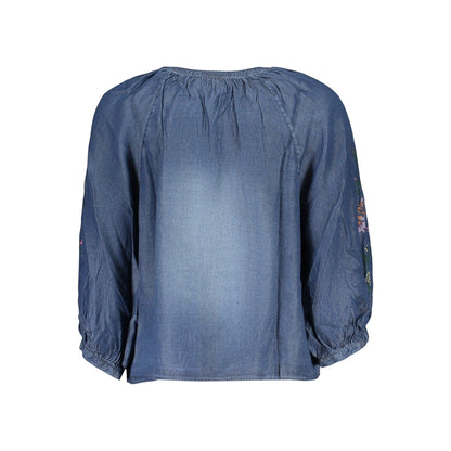 Desigual Cămașă 26SWBW16 BLEUMARIN