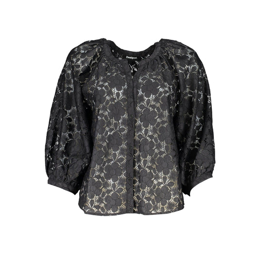 Desigual Cămașă 24SWBW02 NEGRU