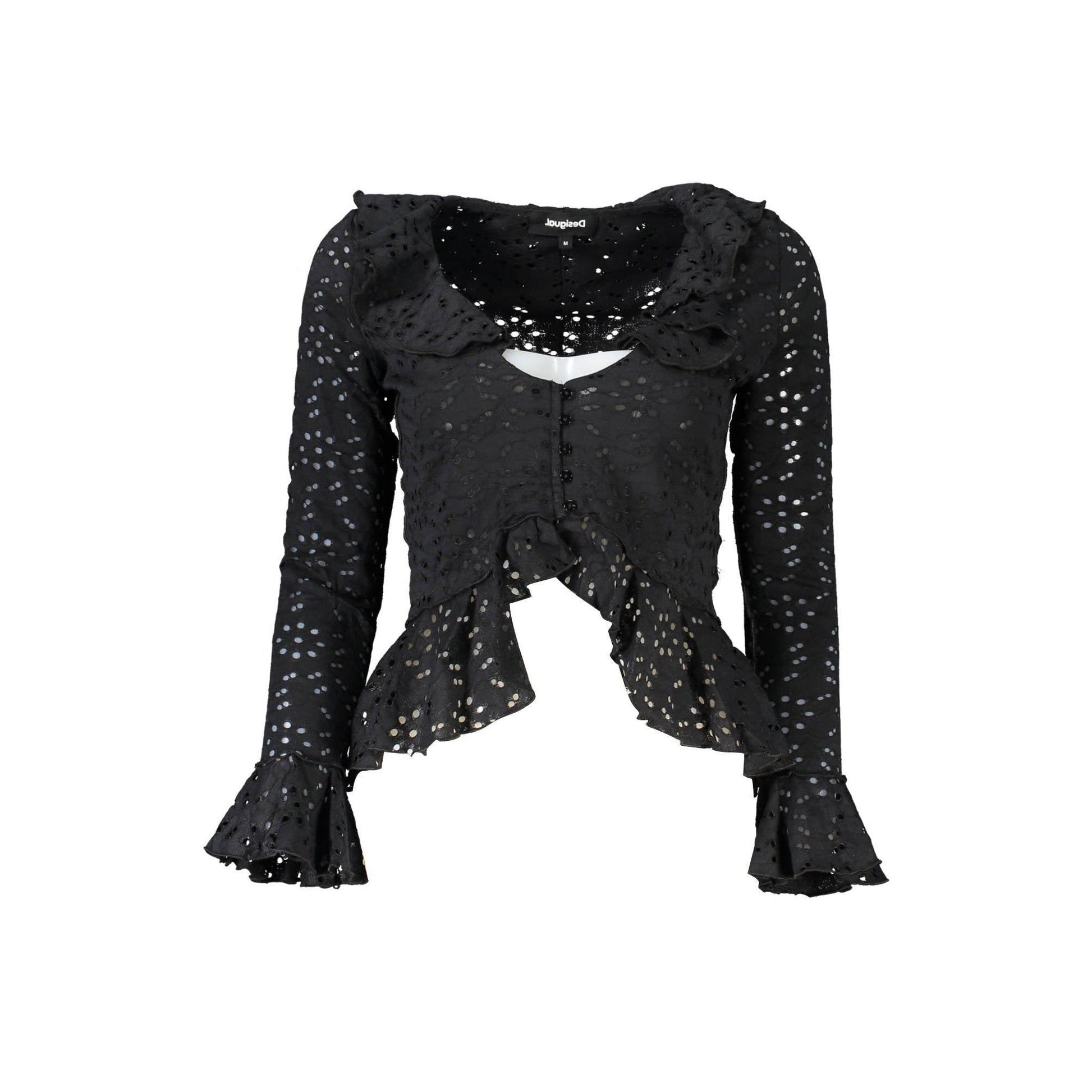Desigual Cămașă 23SWTKBY NEGRU