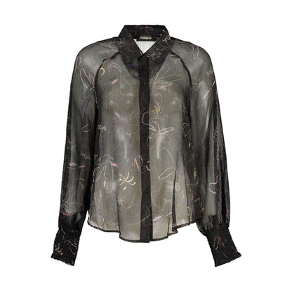 Desigual Cămașă 26WWBW11 NEGRU