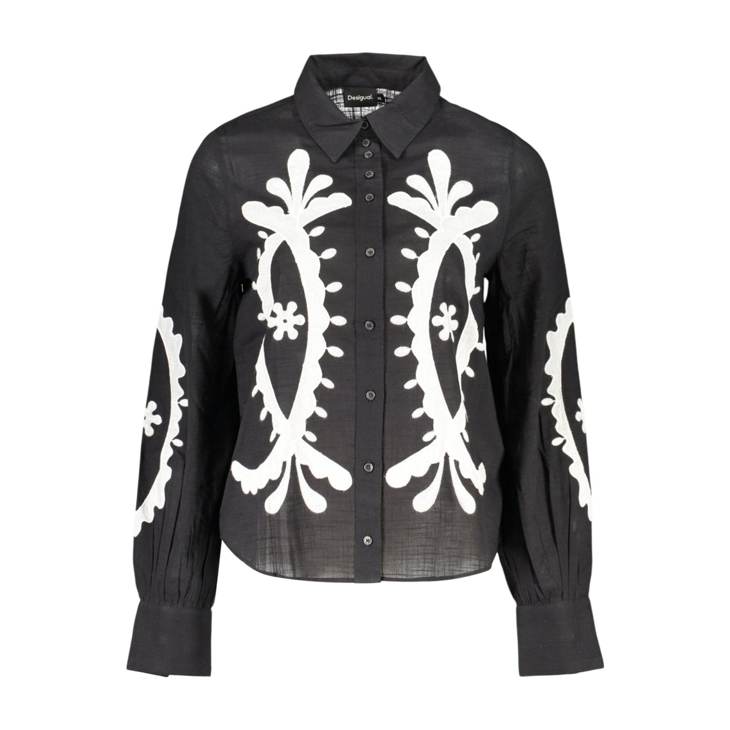 Desigual Cămașă 26SWCW08 NEGRU