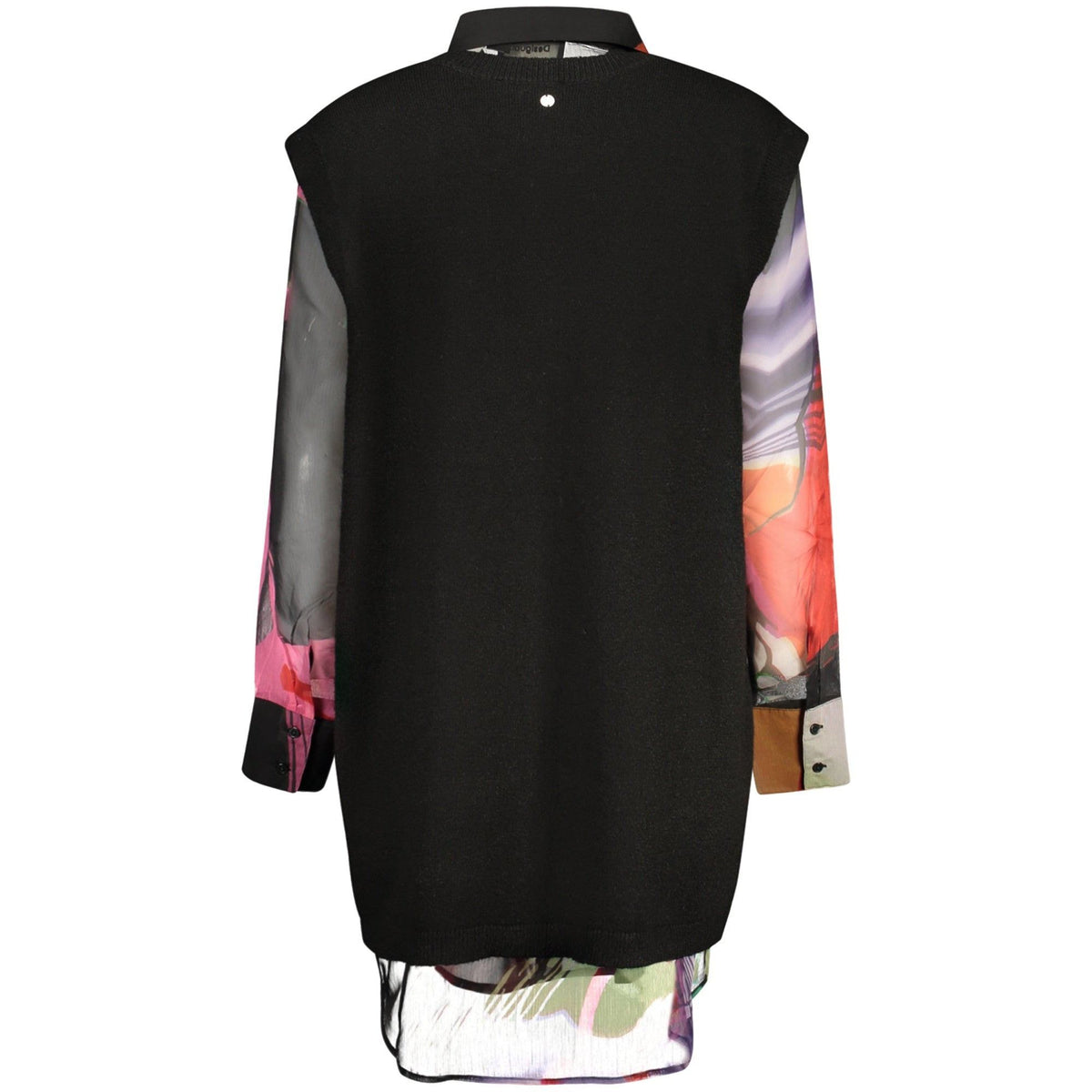 Desigual Cămașă 26WWVW43 NEGRU