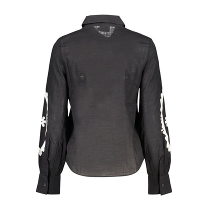 Desigual Cămașă 26SWCW08 NEGRU