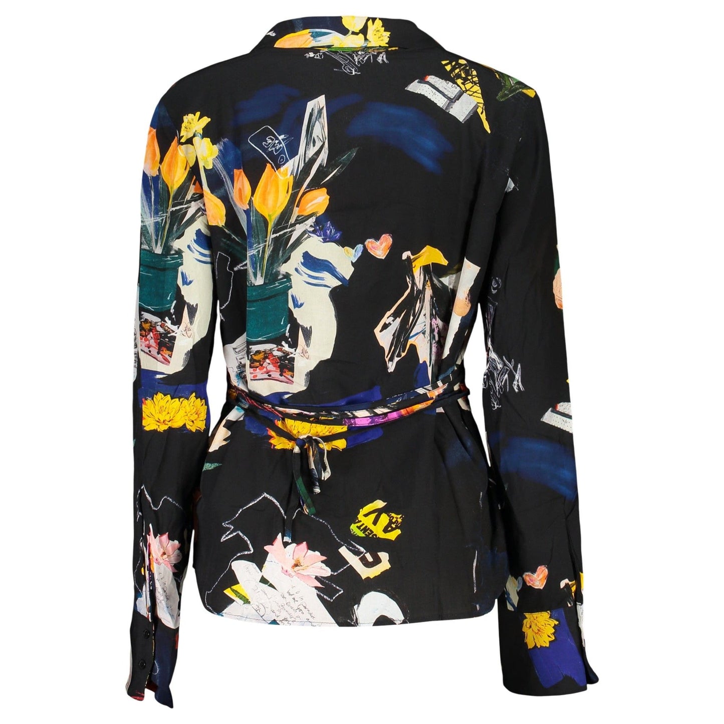 Desigual Cămașă 26SWCW23 NEGRU