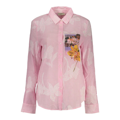 Desigual Cămașă 26SWCW12 ROZ