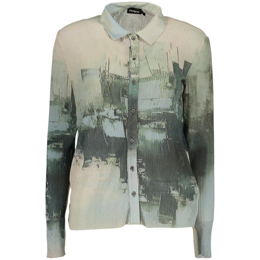 Desigual Cămașă 26SWTK23 VERDE