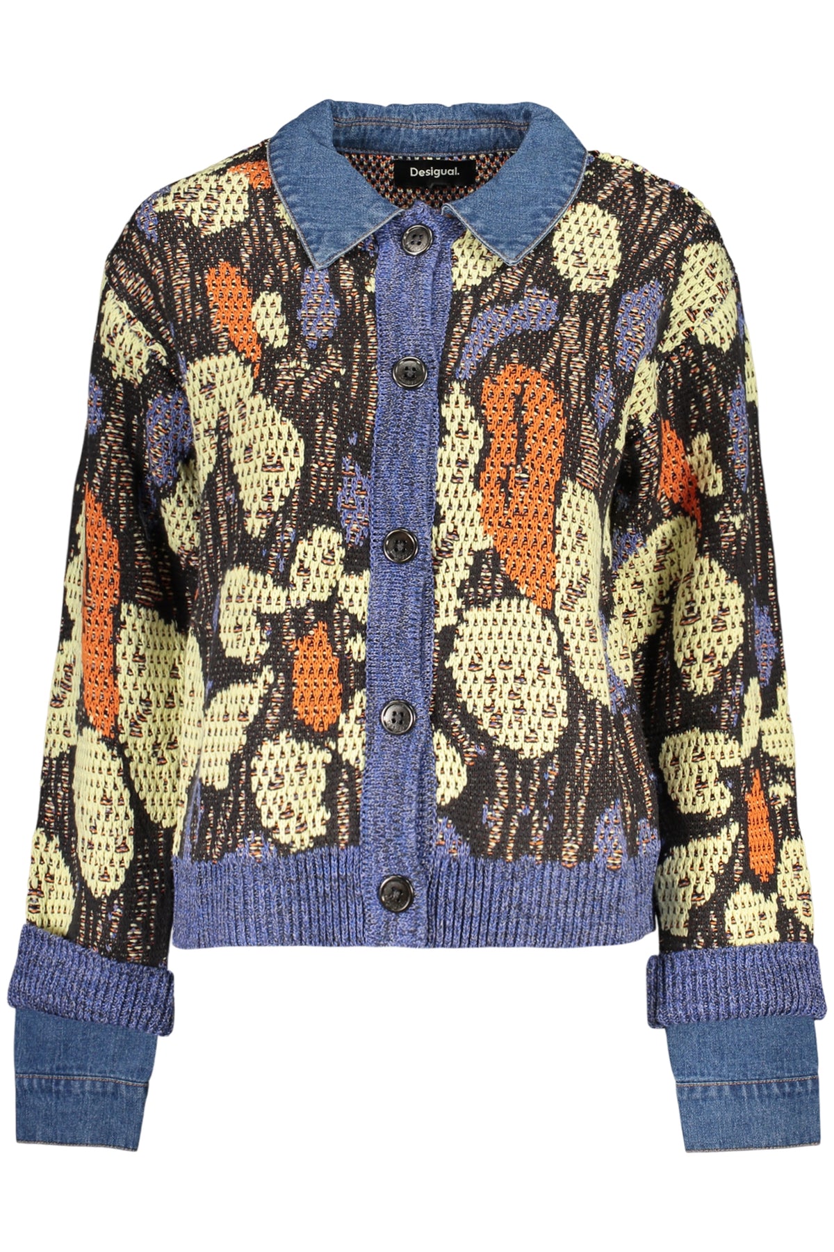 Desigual Pulover 26WWJF47VINIL BLEUMARIN