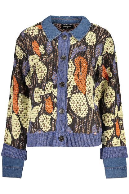 Desigual Pulover 26WWJF47VINIL BLEUMARIN