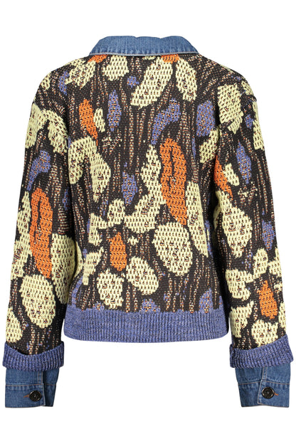 Desigual Pulover 26WWJF47VINIL BLEUMARIN
