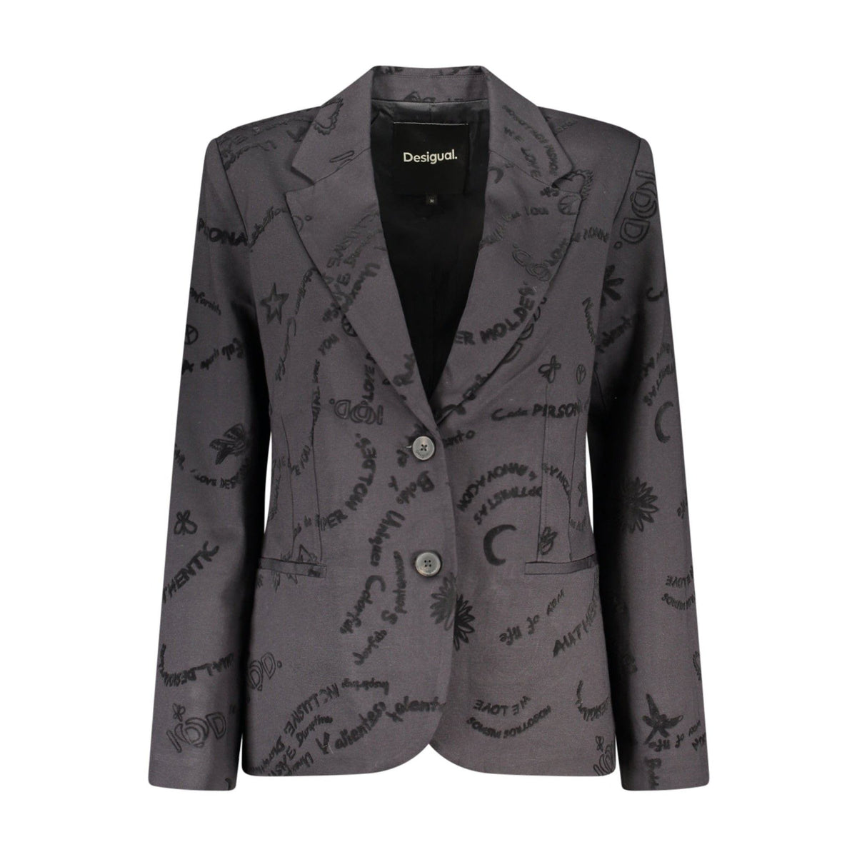 Desigual Geacă 26WWEW44 NEGRU
